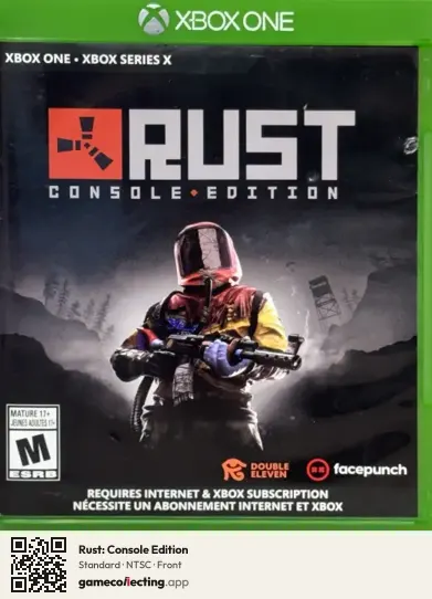 Rust: Console Edition Xbox One, NTSC box front