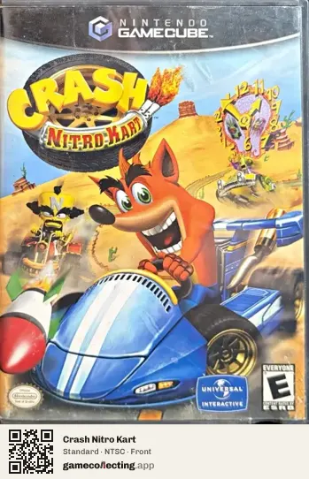 Crash Nitro Kart Nintendo GameCube, NTSC box front