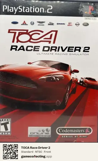 TOCA Race Driver 2 PlayStation 2, NTSC box front