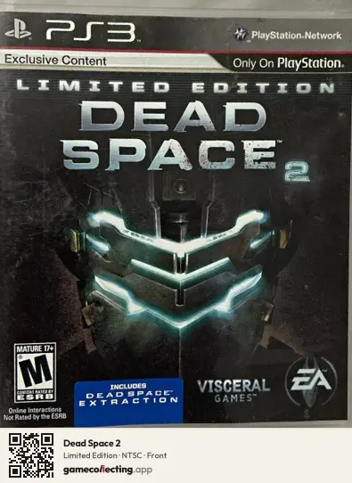 Dead Space 2 PlayStation 3, NTSC box front