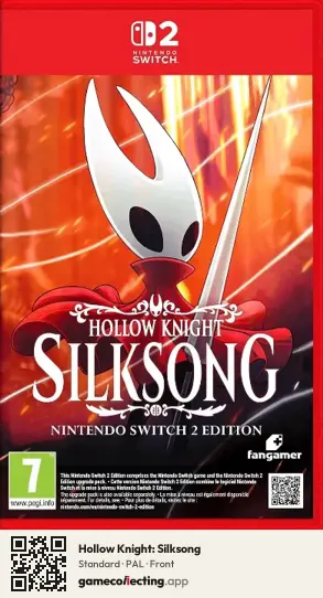 Hollow Knight: Silksong Nintendo Switch 2, PAL box front