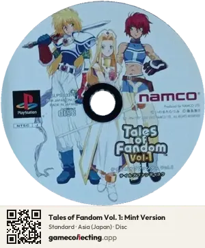 Tales of Fandom Vol. 1: Mint Version PlayStation, Asia disc