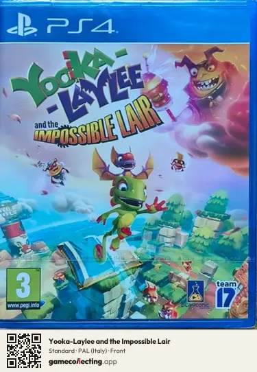 Yooka-Laylee and the Impossible Lair PlayStation 4, Italy box front