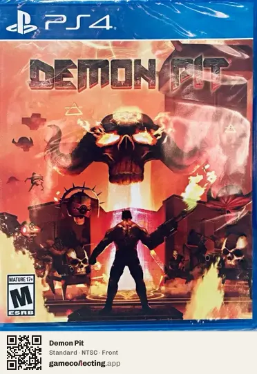Demon Pit PlayStation 4, NTSC box front