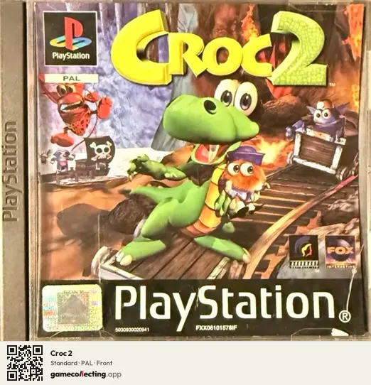 Croc 2 PlayStation, PAL box front