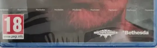 Wolfenstein Alt History Collection, the PEGI square on its front