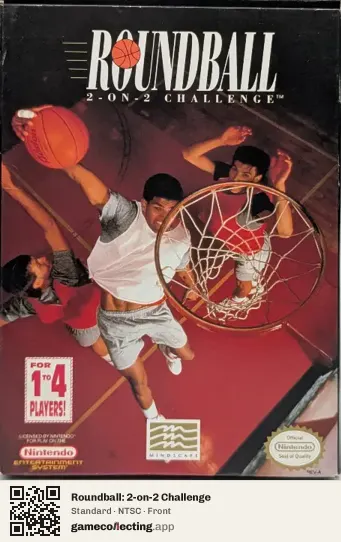 Roundball: 2-on-2 Challenge Nintendo Entertainment System, NTSC box front