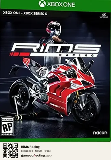 RiMS Racing Xbox One, NTSC box front