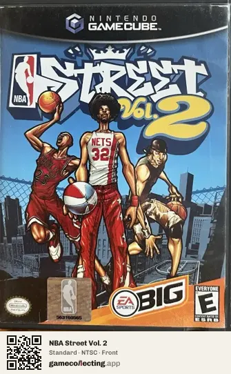 NBA Street Vol. 2 Nintendo GameCube, NTSC box front