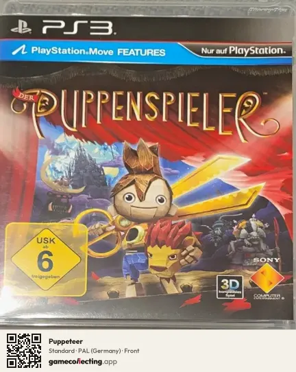 Puppeteer PlayStation 3, Germany box front