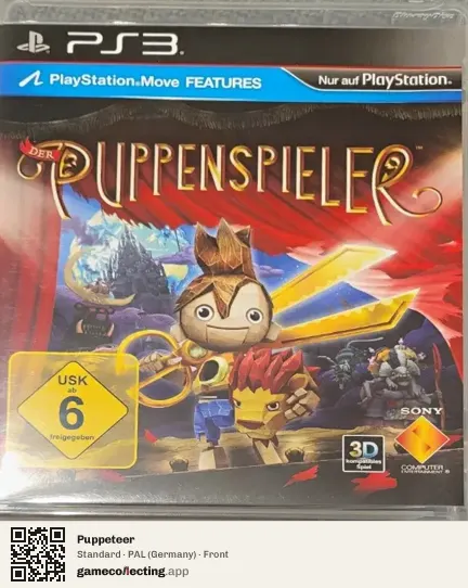 Puppeteer PlayStation 3, Germany box front