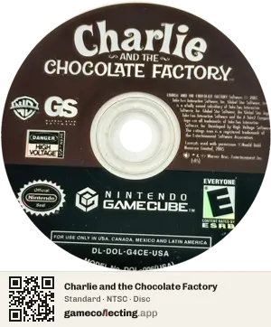 Charlie and the Chocolate Factory Nintendo GameCube, NTSC disc