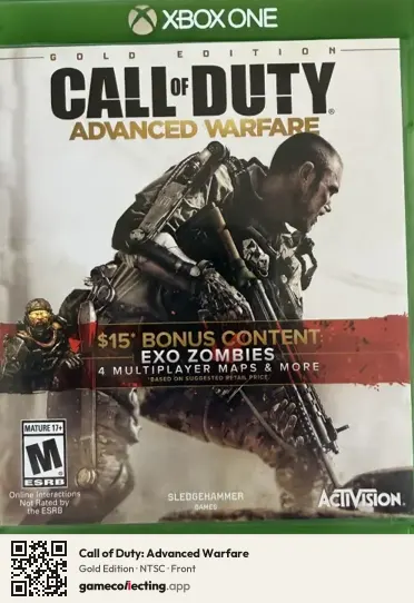 Call of Duty: Advanced Warfare Xbox One, NTSC box front
