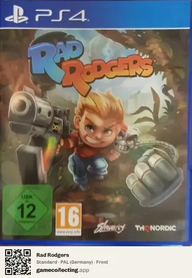Rad Rodgers PlayStation 4, Germany box front