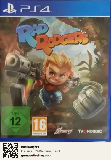 Rad Rodgers PlayStation 4, Germany box front
