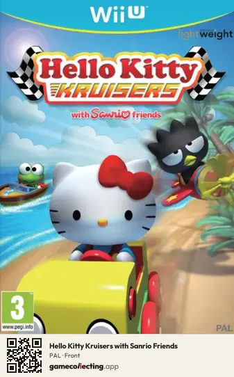 Hello Kitty Kruisers with Sanrio Friends Nintendo Wii U, PAL box front