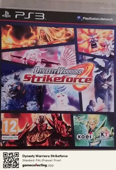 Dynasty Warriors: Strikeforce PlayStation 3, France box front