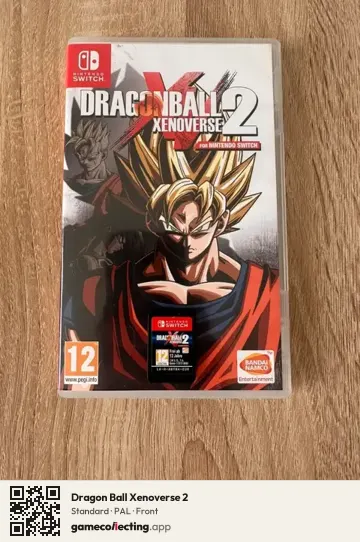 Dragon Ball Xenoverse 2 Nintendo Switch, PAL box front