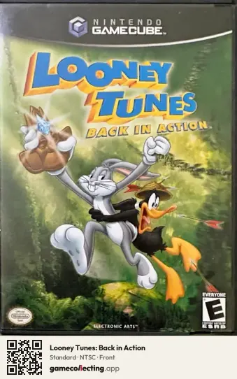 Looney Tunes: Back in Action Nintendo GameCube, NTSC box front