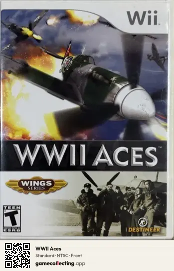 WWII Aces Nintendo Wii, NTSC box front