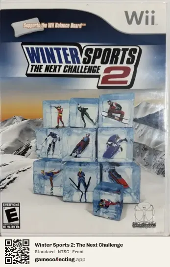 Winter Sports 2: The Next Challenge Nintendo Wii, NTSC box front