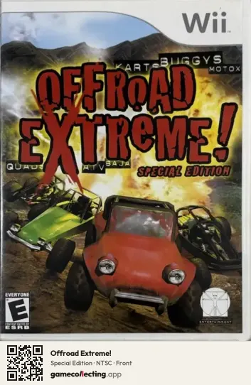Offroad Extreme! Nintendo Wii, NTSC box front