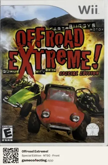 Offroad Extreme! Nintendo Wii, NTSC box front