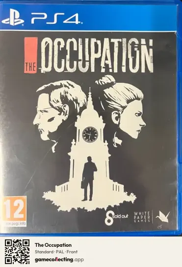 The Occupation PlayStation 4, PAL box front