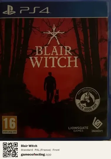 Blair Witch PlayStation 4, France box front