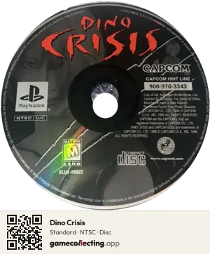 Dino Crisis PlayStation, NTSC disc