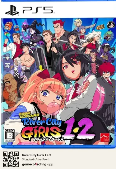 River City Girls 1 & 2 PlayStation 5, Asia box front