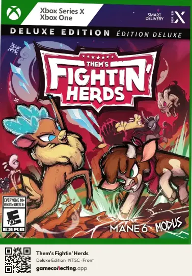 Them's Fightin' Herds Xbox Series X, NTSC box front
