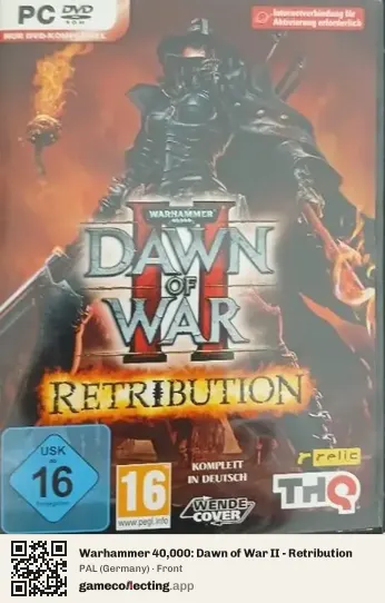 Warhammer 40,000: Dawn of War II - Retribution Computer, Germany box front