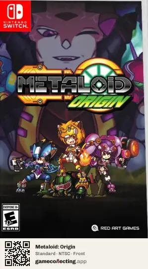 Metaloid: Origin Nintendo Switch, NTSC box front