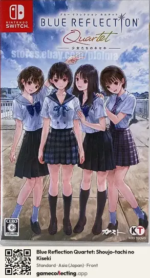 Blue Reflection Quartet: Shoujo-tachi no Kiseki Nintendo Switch, Asia box front