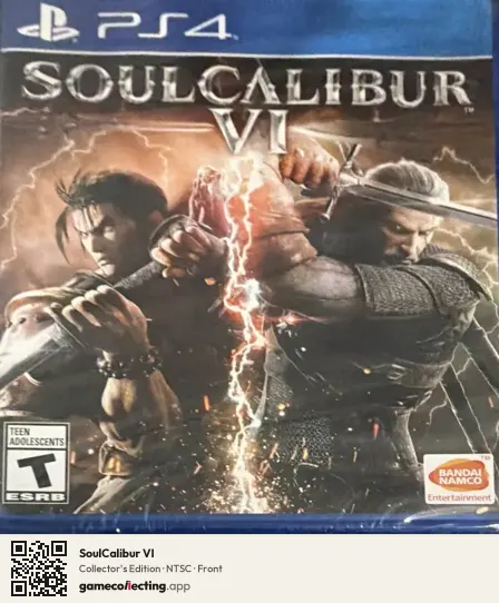SoulCalibur VI PlayStation 4, NTSC box front