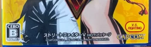 Street Fighter V, the CERO letter on its front