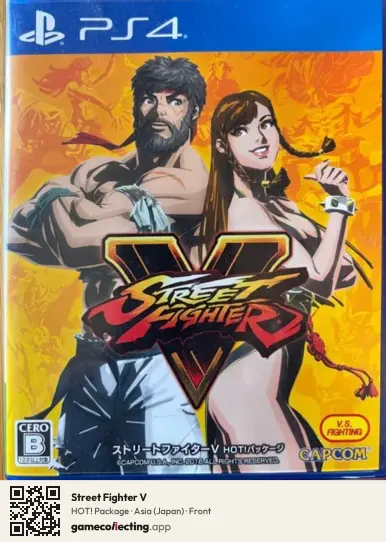 Street Fighter V PlayStation 4, Asia box front
