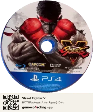Street Fighter V PlayStation 4, Asia disc