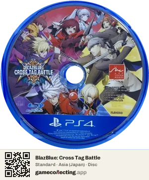 BlazBlue: Cross Tag Battle PlayStation 4, Asia disc