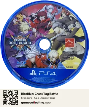 BlazBlue: Cross Tag Battle PlayStation 4, Asia disc