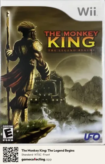 The Monkey King: The Legend Begins Nintendo Wii, NTSC box front
