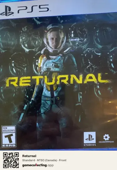 Returnal PlayStation 5, Canada box front