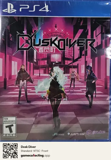 Dusk Diver PlayStation 4, NTSC box front