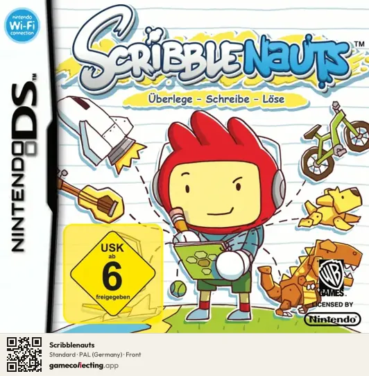Scribblenauts Nintendo DS, Germany box front