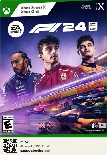 F1 24 Xbox Series X, NTSC box front