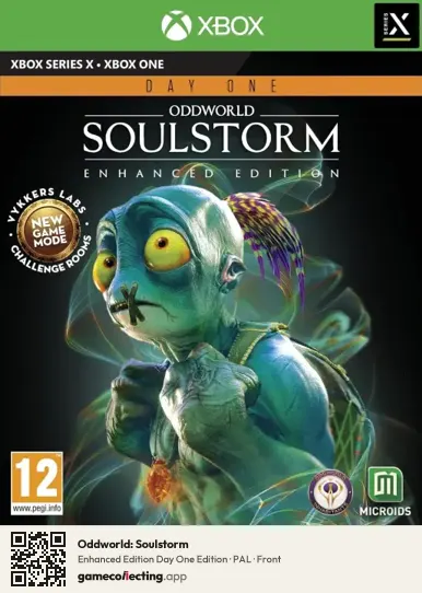 Oddworld: Soulstorm Xbox Series X, PAL box front