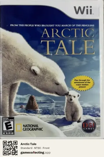 Arctic Tale Nintendo Wii, NTSC box front