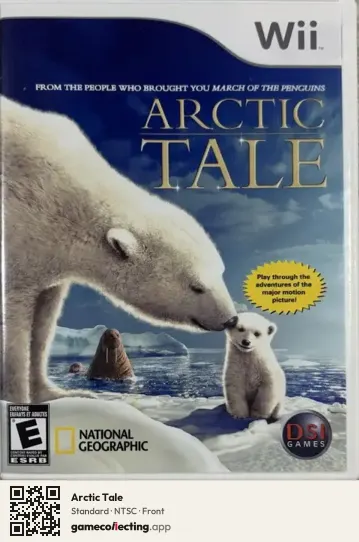 Arctic Tale Nintendo Wii, NTSC box front