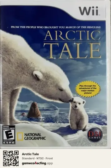 Arctic Tale Nintendo Wii, NTSC box front